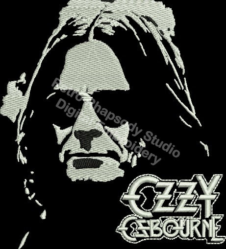 KISS Embroidery Design